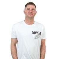 Футболка Sol's Imperial 190 Nasa Worm білий M Фото