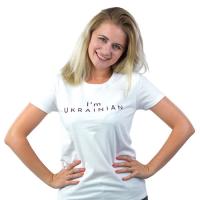 Футболка Sol's Pioneer Women I'am Ukrainian білий XXL Фото