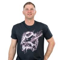 Футболка Sol's Regent 150 Guitar player насичений чорний XXL Фото