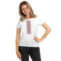 Футболка Sol's Regent Women Вишиванка вертикально білий XL Фото