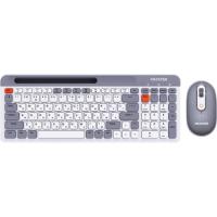 Комплект Maxxter KMS-WCM-03G-UA Wireless Gray/White Фото