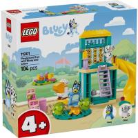 Конструктор LEGO Bluey Веселье с Блуи и Хлоей на игровой площадке Фото