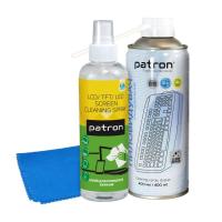 Универсальный чистящий набор Patron spray duster 400ml F3-020 +ScreenSprF3-001+microf Фото