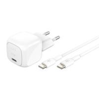 Зарядний пристрій Belkin USB-C PD30W PPS + cable USB-C to USB-C 1.0m PVC wh Фото