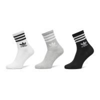Шкарпетки Adidas Crew Sock 3str IL5023 білий сірий, чорний S (37-39 Фото