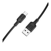 Дата кабель BOROFONE USB 2.0 AM to USB-C 1.0m silicone black Фото