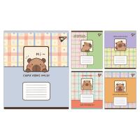 Зошит Yes Capy vibes А5 12 аркушів коса лінія Фото