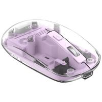 Мышка XO M12 Wireless Transparent/Pink Фото