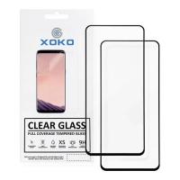 Стекло защитное XoKo Full Cover Ultra-Thin Poco C40 Black 2 pcs Фото
