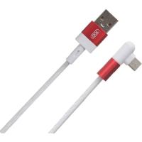 Дата кабель XO USB 2.0 AM to Micro 5P 1.0m 2.4A 90° corner white Фото