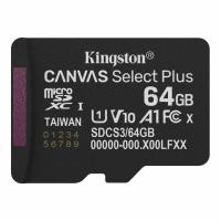 Карта памяти Kingston 64GB microSDXC class 10 UHS-I V10 A1 Canvas Select Фото