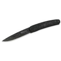 Нож Maserin Gourmet, дамаск, fat carbon, чорний Фото