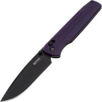 Нож SRM Terrier D2, Violet G10, Black Stonewash Фото