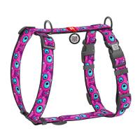 Шлей для собак WAUDOG Nylon анатомическая H-образная с QR-паспортом "Гла Фото