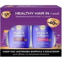 Набор косметики OGX Биотиновая формула с коллагеном для объема и укреп Фото