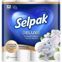 Туалетная бумага Selpak Deluxe 3 слоя 32 рулона Фото