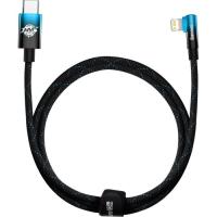 Дата кабель Baseus USB-C to Lightning 1.0m 20W 90° corner black/blue Фото