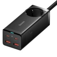 Зарядний пристрій Baseus AC + 2xUSB-C 100W + 2xUSB + cable USB-C to USB-C 1 Фото