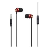 Навушники XO EP15 In-ear Metal Earphone 1.2 м Red Фото