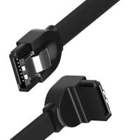 Кабель для передачи данных Ugreen SATA 3 Data Cable 0.5m 90° corner US217 Black Фото