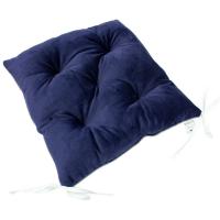 Подушка на стул MirSon 28-0006 Navy blue Velvet 50х50 см Фото