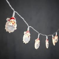 Гирлянда Luca Lighting Санта, струна 1,2 м, 10 LED теплий білий, 2АА Фото