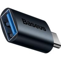 Перехідник Baseus OTG USB 3.1 AF to USB-C blue Фото