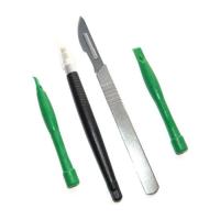 Набор инструментов Bakku BK-7280-D скальпель, шпателёк, две лопатки для раз Фото