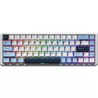 Клавіатура Ajazz AK680 MAX Magnetic Switch RGB USB White Фото