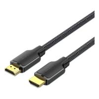Кабель мультимедийный Vention HDMI M to HDMI M 1.5m 4K60Hz cotton braided black Фото