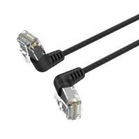 Патч-корд Vention 1.5м, UTP cat 6a RJ-45 90° corner black Фото