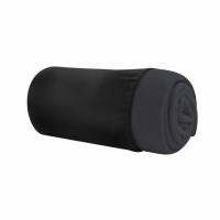 Плед Bergamo флисовый Warm в чехле 150 х 180 см черный Фото