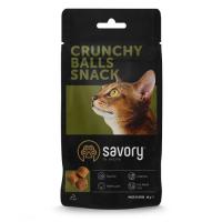Лакомство для котов Savory Snacks Crunchy Balls шарики с кошачьей мятой 60 г Фото