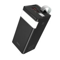 Батарея універсальна HOCO 50000mAh Powermaster PD/20W, QC/22.5W, Lamp, Black Фото