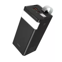 Батарея универсальная HOCO 50000mAh Powermaster PD/20W, QC/22.5W, Lamp, Black Фото