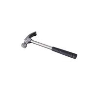 Молоток Voltronic з гвоздодером 190 мм, кований, гумова ручка, Black Фото