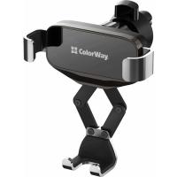 Универсальный автодержатель ColorWay Gravity Mechanical Car Mount Black Фото