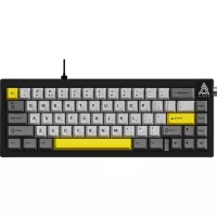 Клавіатура Ajazz AK650 Moon Yellow Switch USB UA Black/Grey/Yellow Фото