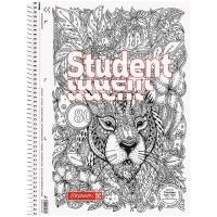 Книга записна Brunnen Коледж-блок А4 Premium Zenart Lion, крапка 80 арку Фото