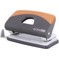 Діркопробивач Economix пластиковий, гумова вставка з лінійкою, до 10 арку Фото