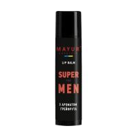Бальзам для губ Mayur Super For Men Для чоловіків З ароматом грейпфрута Фото