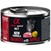 Консерви для котів Alpha Spirit Iberian Pork With Yellow Apple for Adult Cat 200 г Фото