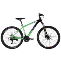 Велосипед Space 27.5" PHAETON DD FR рама-17" AL 2026 зелено-чорний Фото