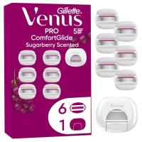 Змінні касети Gillette Venus PRO ComfortGlide Sugarberry Scented 6 шт. + Фото