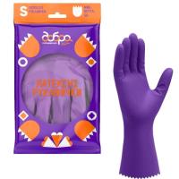 Перчатки хозяйственные Добра Господарочка Латексные Коллекция Выбойка Размер S Фото