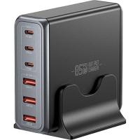 Зарядное устройство Essager 3xUSB-C + 3xUSB-A 85W GaN black Фото