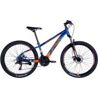 Велосипед Space 26" MERCURY DD FR рама-13" AL 2026 синьо-помаранче Фото