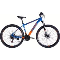 Велосипед Space 29" MERCURY DD FR рама-18" AL 2026 синьо-помаранче Фото