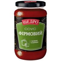 Соус Щедро Фирменный с чесноком 370 г Фото