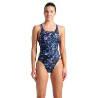 Купальник Arena Rockin Swimsuit Swim Tech Mult 008159-889 чорний, Фото